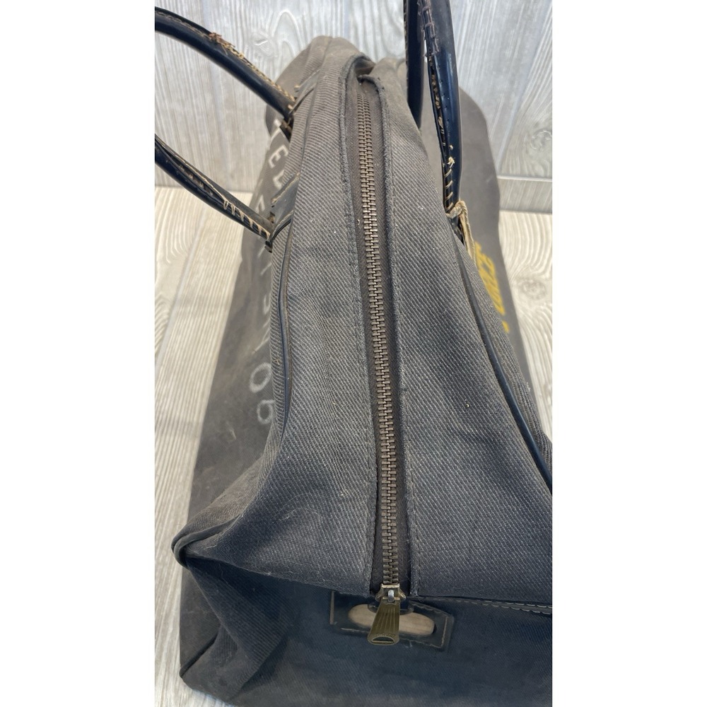 Original COLD WAR era 1960s 1970s U.S. AIR FORCE Travel Duffel Gym CARRY ON BAG - Picture 6 of 10
